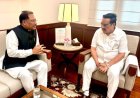 आज नई दिल्ली में केंद्रीय जलशक्ति मंत्री श्री सी. आर. पाटिल जी से सौजन्य मुलाकात की।